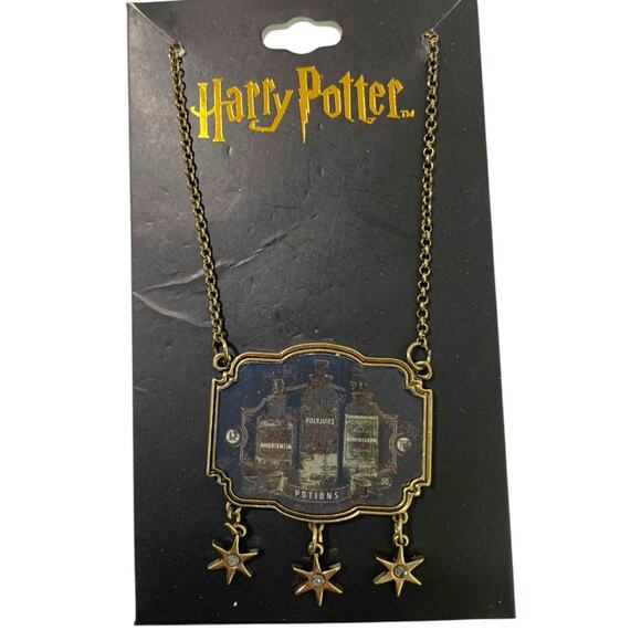 Harry Potter New Bioworld Potions Necklace Antiqued Look - Picture 1 of 7
